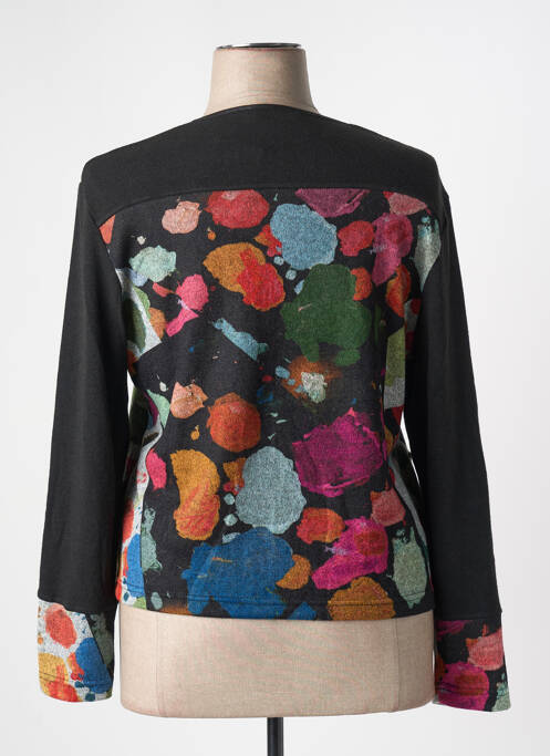 Gilet manches longues noir GRIFFON femme