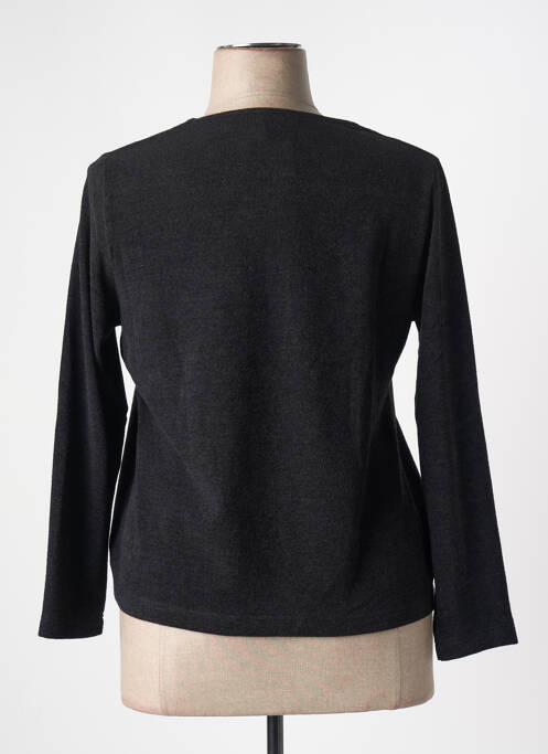 Gilet manches longues noir GRIFFON femme