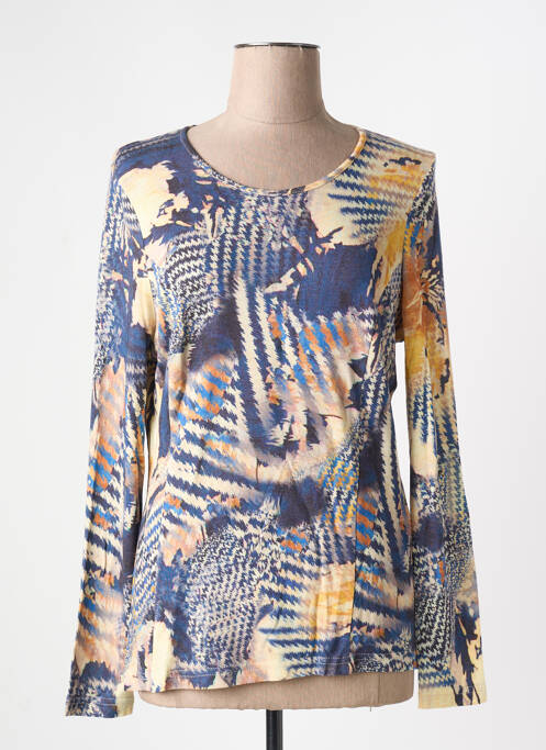 T-shirt bleu GUY DUBOUIS femme