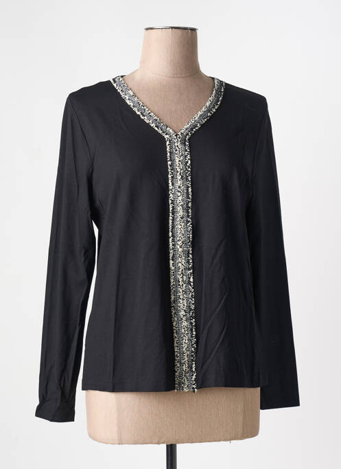 T-shirt noir GUY DUBOUIS femme