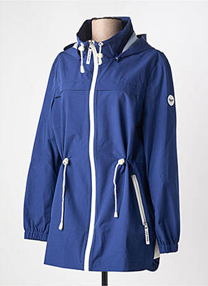 Coupe-vent poches a capuche bleu REVER MILE femme