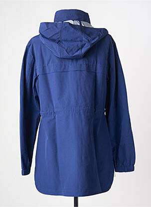 Coupe-vent manches longues a capuche bleu REVER MILE femme
