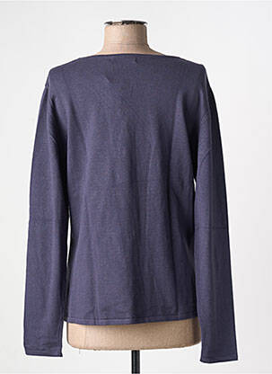 Gilet manches longues fermeture boutonnée sur le devant bleu GRIFFON femme