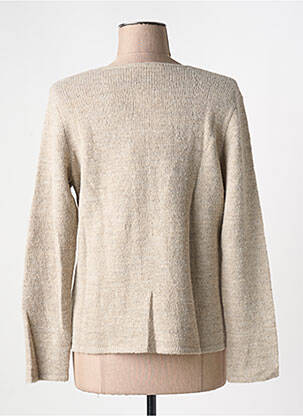 Gilet manches longues fermeture boutonnée sur le devant beige GRIFFON femme
