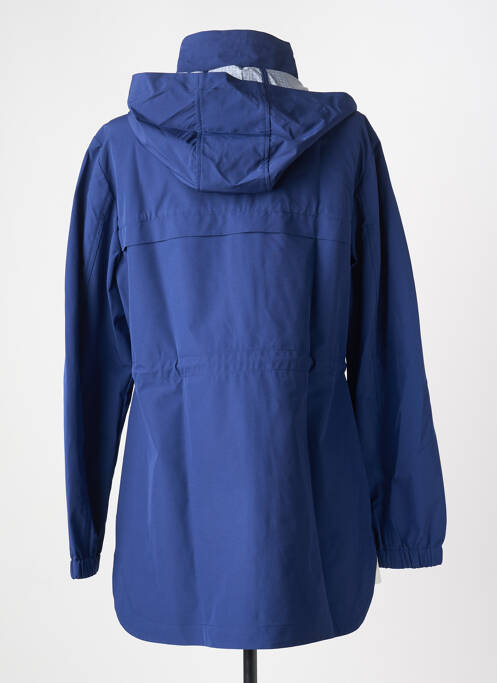 Coupe-vent manches longues a capuche bleu REVER MILE femme