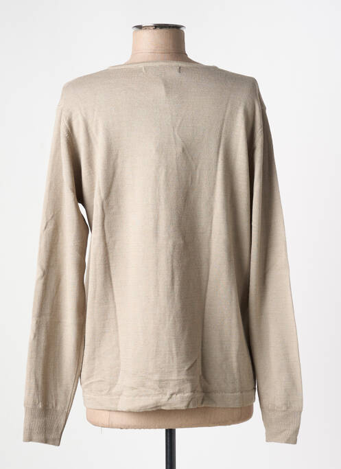 Gilet manches longues beige QUATRE VINGT JOURS femme