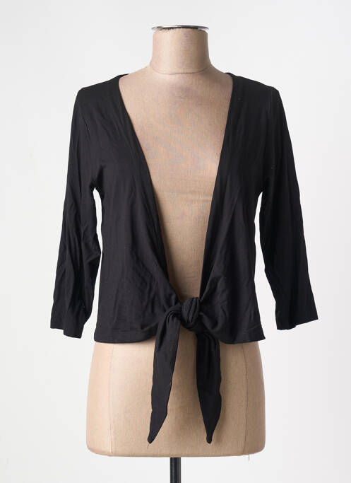 Gilet manches longues noir GRIFFON femme