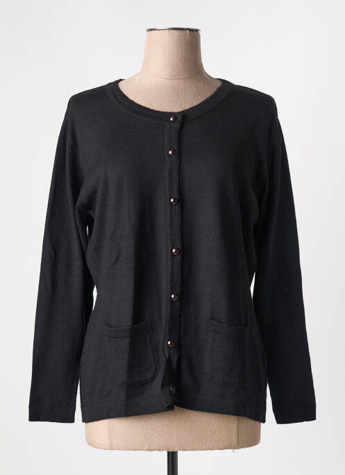 Gilet manches longues noir GRIFFON femme