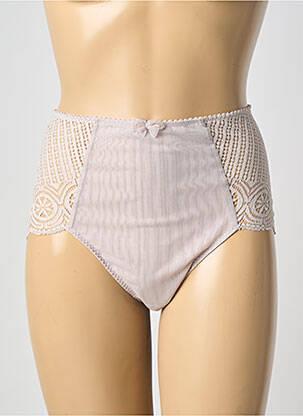 Culotte haute légère et transparente gris EMPREINTE femme