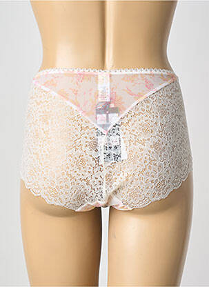 Shorty tissage dentelle blanc EMPREINTE femme