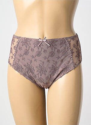 Culotte stretch marron EMPREINTE femme