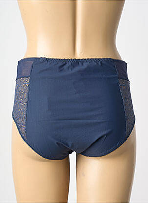 Culotte haute légère et transparente bleu EMPREINTE femme