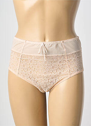 Culotte haute légère et transparente rose clair EMPREINTE femme