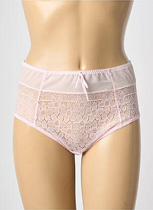 Culotte haute légère et transparente rose EMPREINTE femme