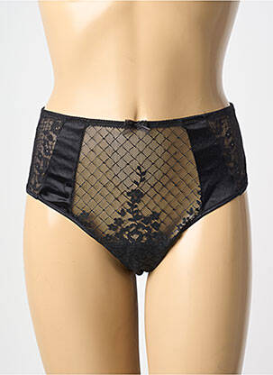 Shorty broderie ruban noir EMPREINTE femme