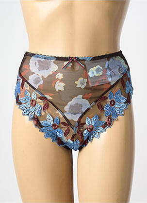 Culotte haute légère et transparente marron EMPREINTE femme