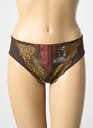 Culotte stretch marron EMPREINTE femme