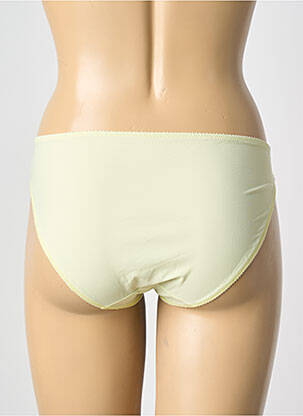 Culotte tissage satiné vert EMPREINTE femme