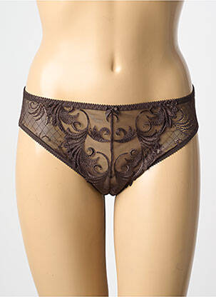 Culotte stretch marron EMPREINTE femme