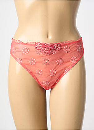 String broderie orange EMPREINTE femme