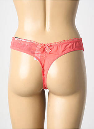 String broderie orange EMPREINTE femme