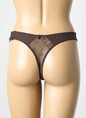String marron EMPREINTE pour femme seconde vue