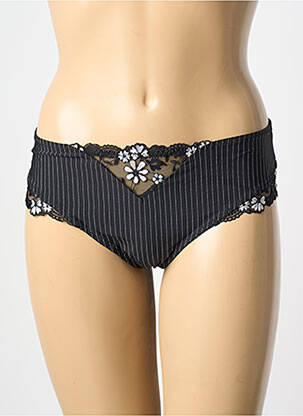 Tanga noir EMPREINTE pour femme