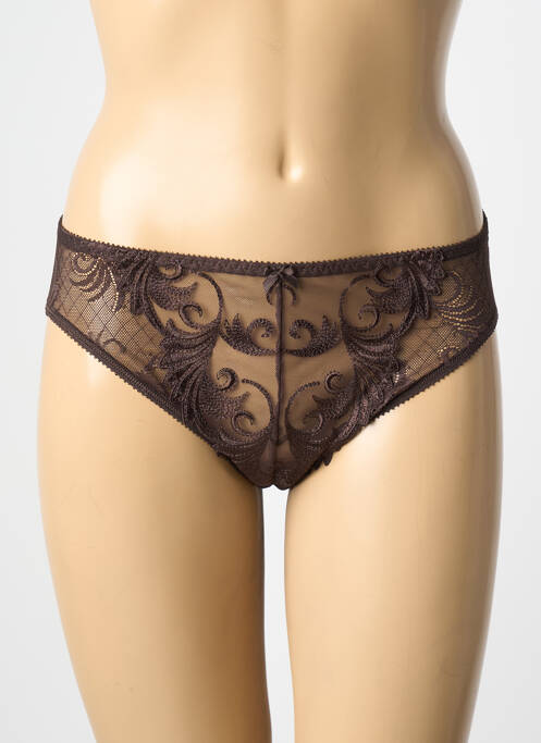 Culotte marron EMPREINTE pour femme