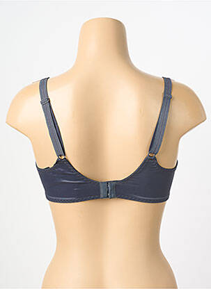 Soutien-gorge effet matière satinée haut soutien-gorge emboitant gris EMPREINTE femme