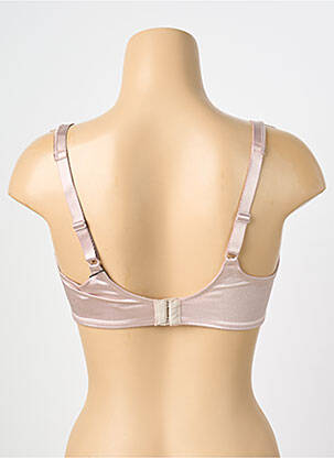Soutien-gorge effet matière satinée haut soutien-gorge emboitant rose EMPREINTE femme