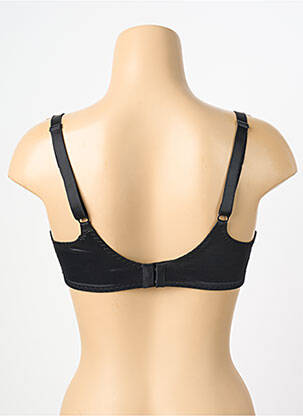 Soutien-gorge broderie haut soutien-gorge emboitant noir EMPREINTE femme