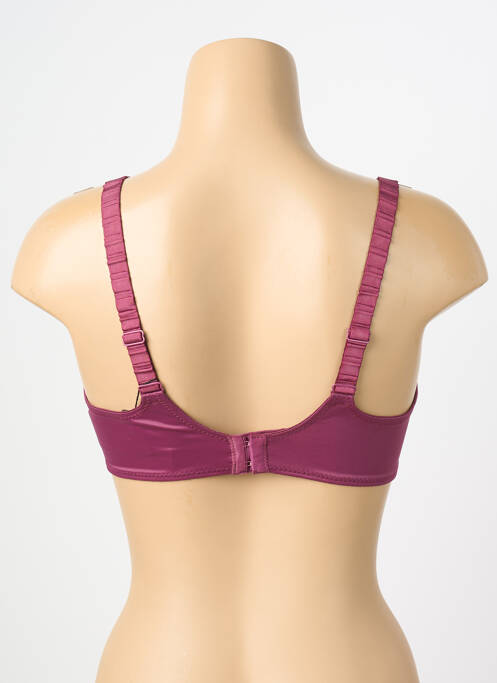 Soutien-gorge broderie haut soutien-gorge emboitant violet EMPREINTE femme