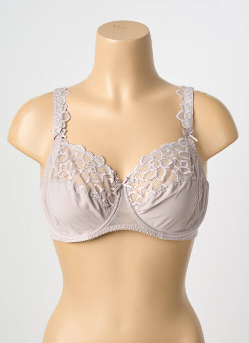 Soutien-gorge gris EMPREINTE pour femme