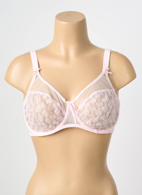 Soutien-gorge rose EMPREINTE pour femme