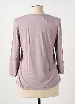 T-shirt manches 3/4 manches 3/4 rose BARBARA LEBEK femme