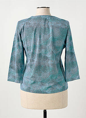 T-shirt manches 3/4 manches 3/4 bleu RABE femme