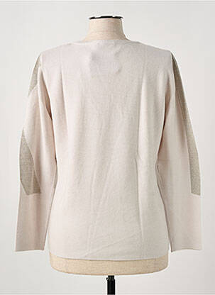 Pull coupe cintrée manches longues beige THOMAS RABE femme