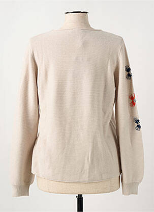 Pull coupe cintrée manches longues beige THOMAS RABE femme