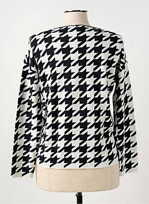 Pull col bateau manches longues noir THOMAS RABE femme