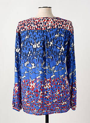Blouse manches longues manches longues bleu THOMAS RABE femme