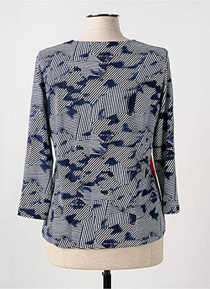 T-shirt stretch manches 3/4 bleu RABE femme