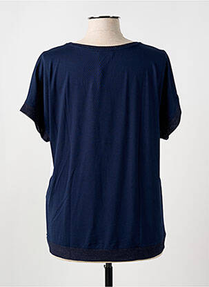 T-shirt coupe droite manches courtes bleu THOMAS RABE femme