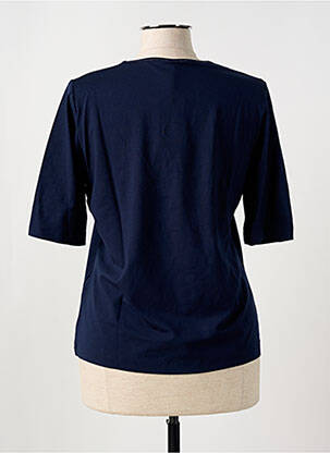 T-shirt manches mi-longues manches courtes bleu RABE femme