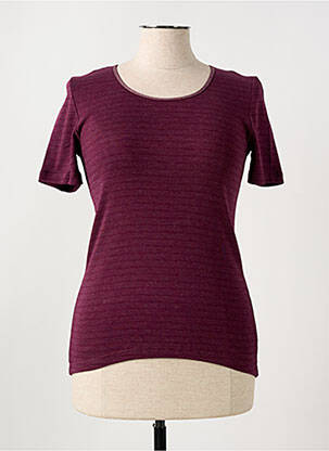 Top/caraco tissage jersey rouge CON-TA femme