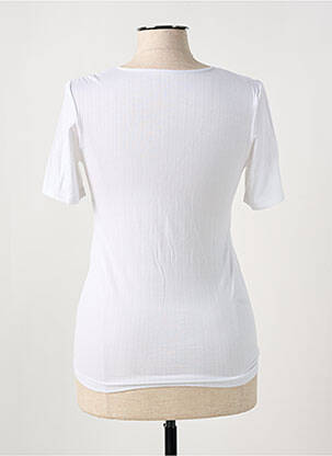 Top/caraco tissage jersey blanc MEY femme