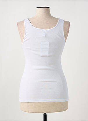 Top/caraco tissage jersey blanc CON-TA femme