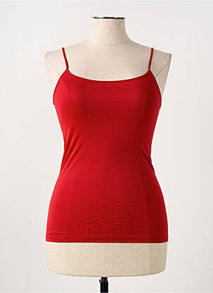 Top/caraco tissage jersey rouge MEY femme