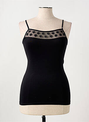 Top/caraco tissage jersey noir MEY femme