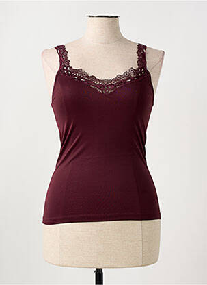 Top/Caraco rouge MEY pour femme