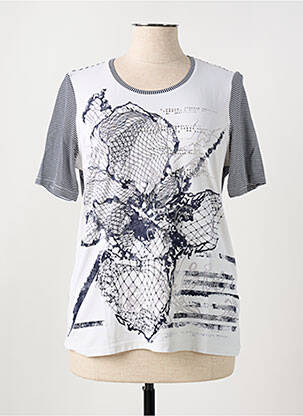 T-shirt bleu HAJO pour femme